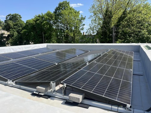 East to West Flat Roof Mount